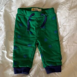 Baby Boden Green Star Print Joggers 3-6 months